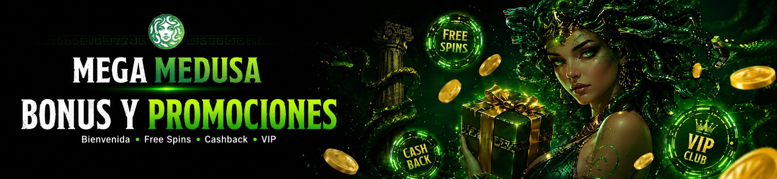no deposit bonus Mega Medusa casino.
